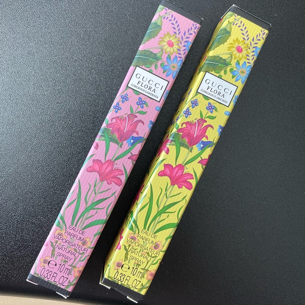 Gucci Flora Gorgeous Gardenia and Gorgeous Orchid Travel Size